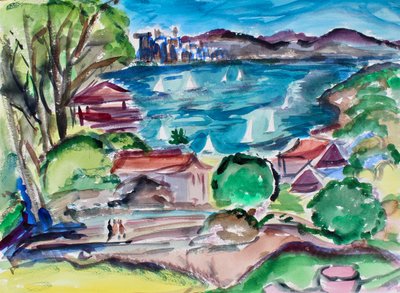 San Francisco Bay von Tiburon, 2018 von Richard Fox