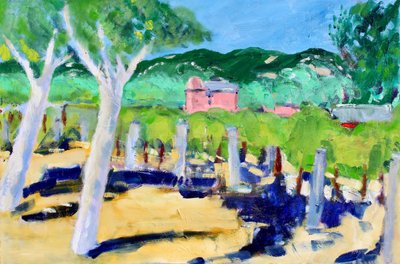 Bäume und Schatten, 2019 von Richard Fox