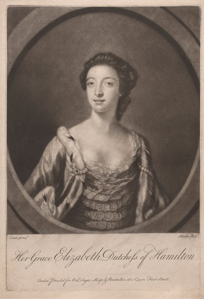 Ihre Gnaden Elizabeth Herzogin von Hamilton von Richard Houston