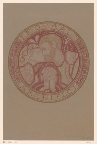 Stempelentwurf für: J.F. Staal von Richard Nicolaüs Roland Holst