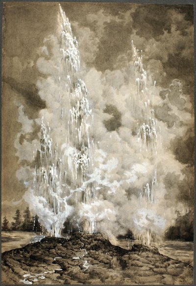 Yellowstone Geysir von Richard Norris Brooke
