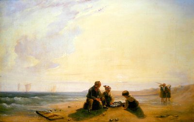 Französische Küstenszene von Richard Parkes (attr. to) Bonington