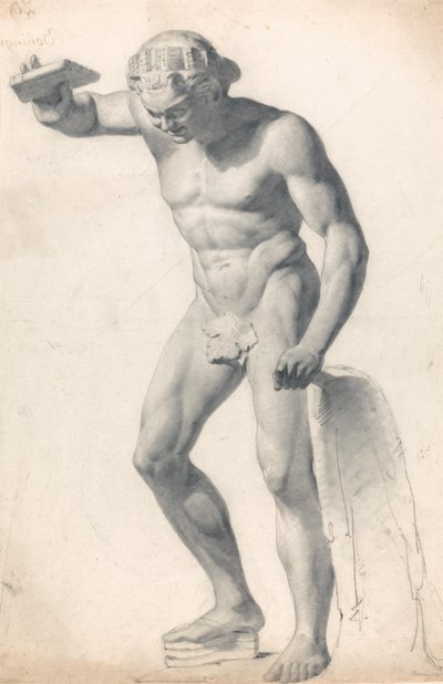 Ein Faun mit Pfeifen von Richard Parkes Bonington
