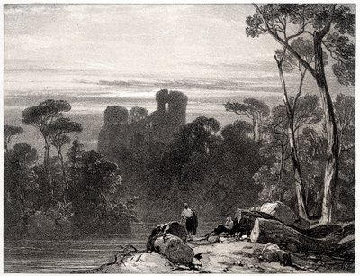 Bothwell Castle, 1826 von Richard Parkes Bonington