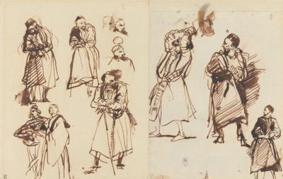 Studien für Shylock von Richard Parkes Bonington
