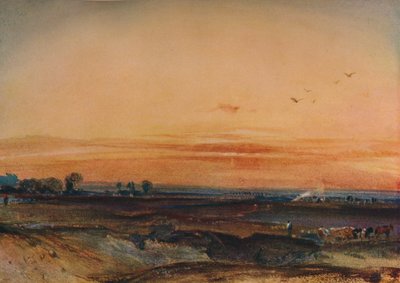 Sonnenuntergang, 1826 von Richard Parkes Bonington
