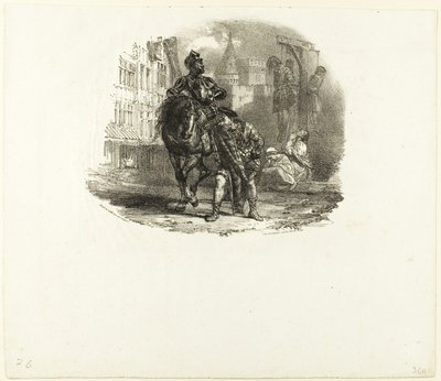 Die Gehenkten von Richard Parkes Bonington