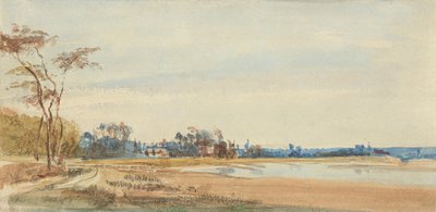 Die Salzwiesen bei Trouville von Richard Parkes Bonington