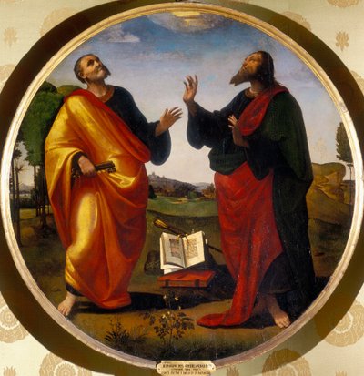 Heilige Petrus und Paulus von Ridolfo Il  Ghirlandaio