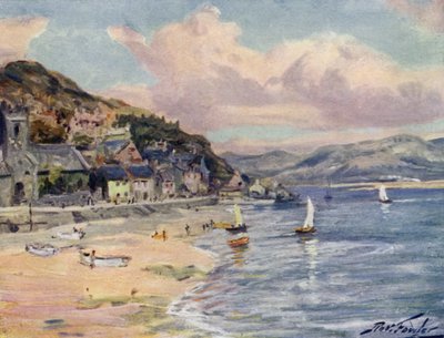 Aberdovey (Farblitho) von Robert (after) Fowler