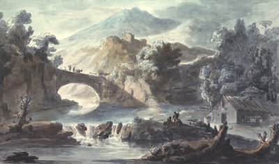 Romantische Landschaft von Robert Adam