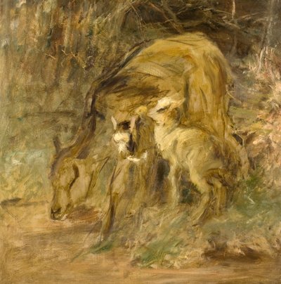 Ziege und Zicklein von Robert Alexander