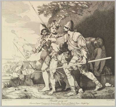 Banditen gehen hinaus, 9. November 1780 von Robert Blyth