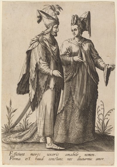 Efficiunt mores uxoris..., 1597 von Robert Boissard
