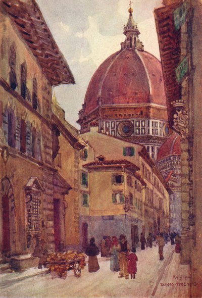 Via Dei Servi, um 1905 von Robert Charles Goff