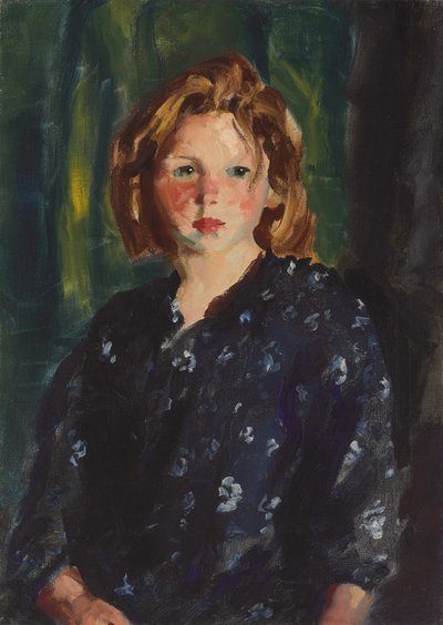 Porträt eines Mädchens, 1928 von Robert Cozad Henri