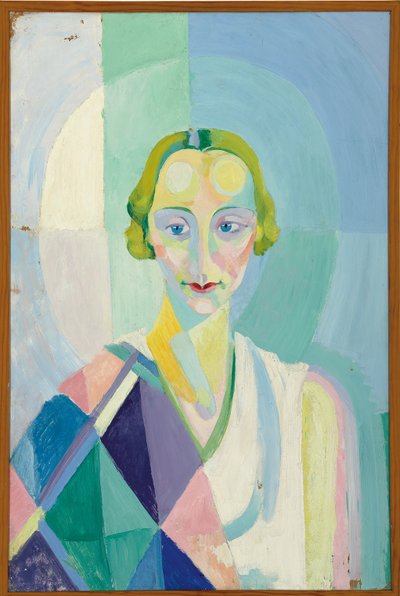Porträt von Madame Heim von Robert Delaunay