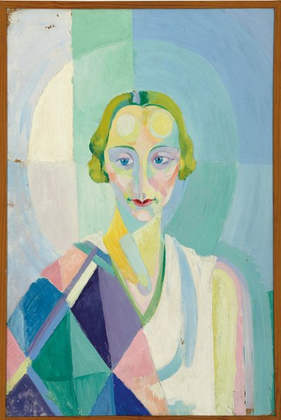 Porträt von Madame Heim von Robert Delaunay