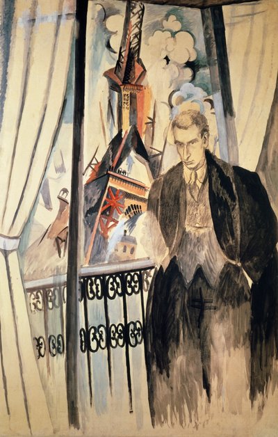 Porträt von Philippe Soupault von Robert Delaunay