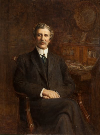 William Haworth, sitzend von Robert Edward Morrison