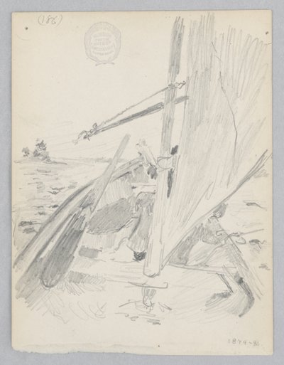 Segelboot von Robert Frederick Blum
