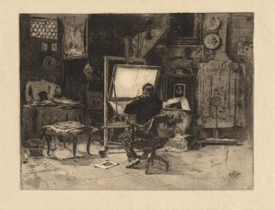 Der Radierer, 1882 von Robert Frederick Blum