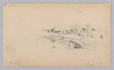 Ansicht von Pisa, Italien von Robert Frederick Blum