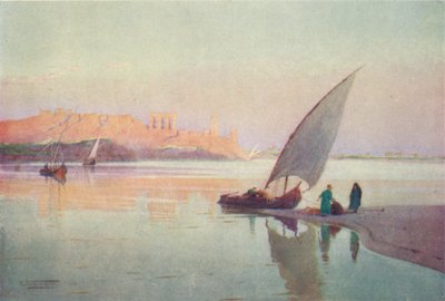 Kom Ombos, um 1880, 1904 von Robert George Talbot Kelly