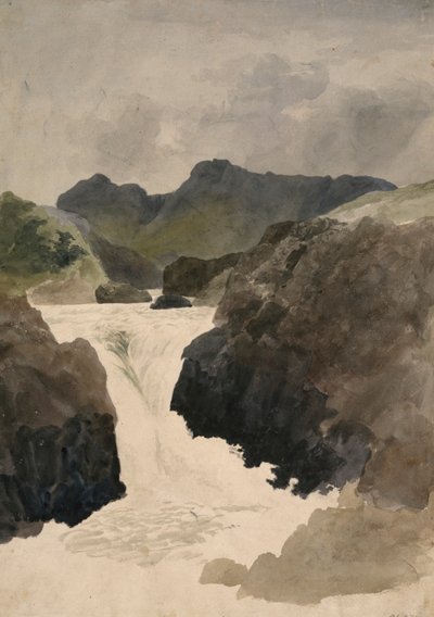 Skelwith Force, Westmorland, 1800-1820 von Robert Hills