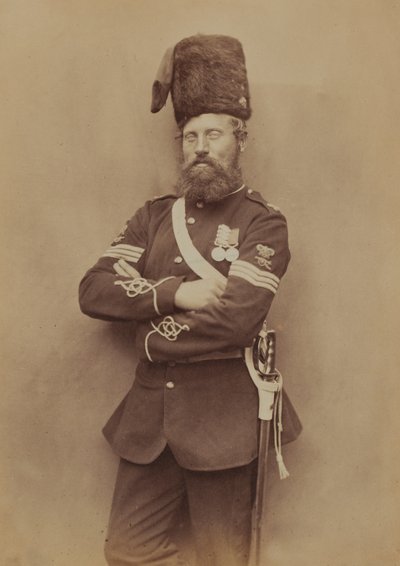 Sergeant Glasgow, Royal Artillery, 1856 von Robert Howlett