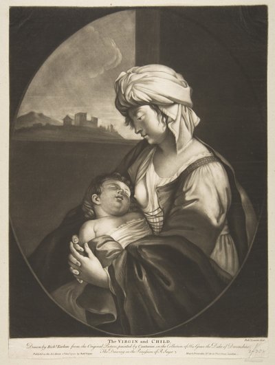 Jungfrau und Kind, 1772 von Robert Laurie