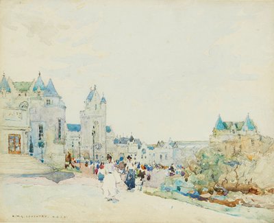 Promenade (Aquarell) von Robert McGowan Coventry