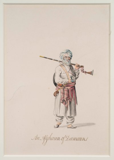 Ein Afghane aus Damaun von Robert Melville Grindlay