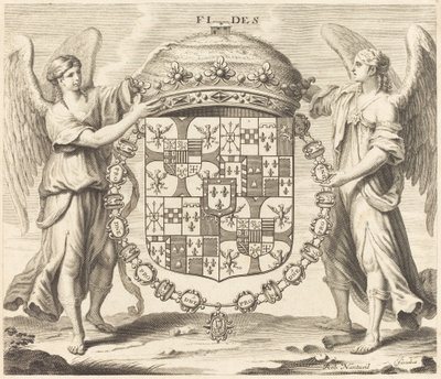 Wappen von Charles II, Herzog von Mantua von Robert Nanteuil