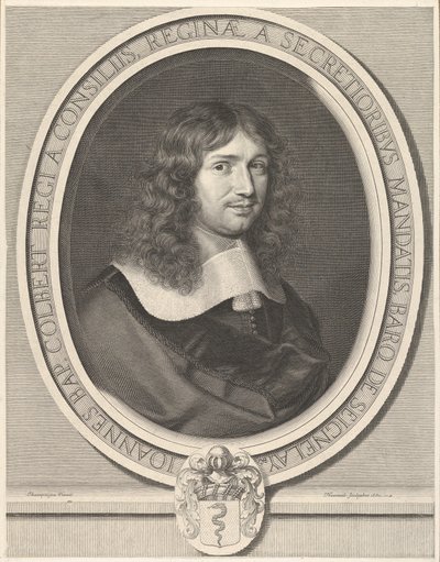 Jean-Baptiste Colbert, 1660 von Robert Nanteuil