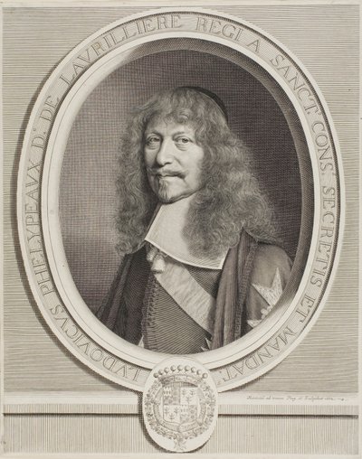 Louis Phélypeaux de la Vrillière von Robert Nanteuil