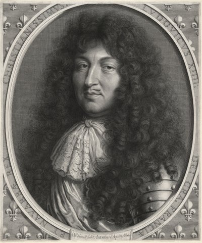 Ludwig XIV., König von Frankreich (1638-1678) von Robert Nanteuil