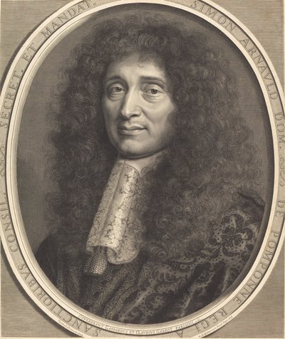 Simon Arnauld, Le Marquis de Pomponne von Robert Nanteuil