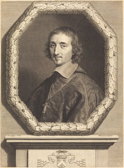 Ferdinand de Neufville von Robert Nanteuil after Philippe de Champaigne