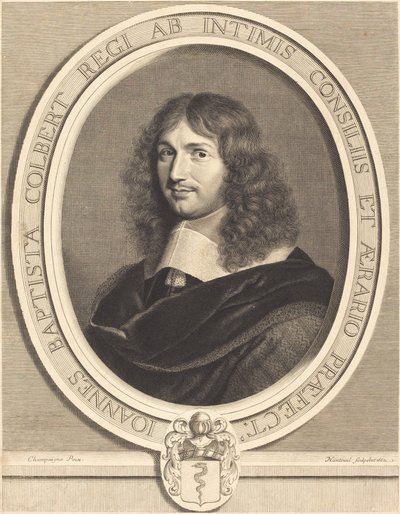 Jean-Baptiste Colbert von Robert Nanteuil after Philippe de Champaigne