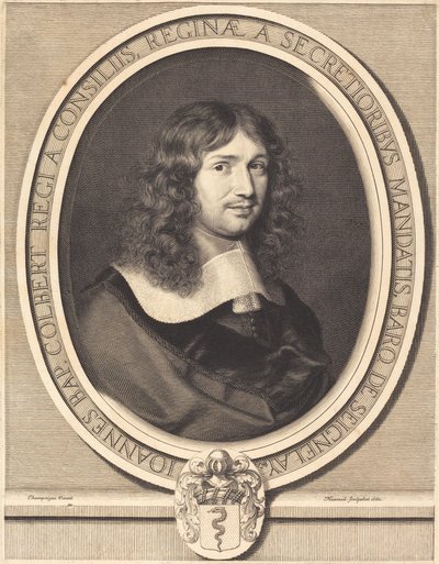 Jean-Baptiste Colbert von Robert Nanteuil after Philippe de Champaigne