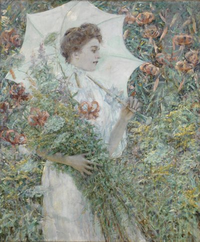 Der weiße Sonnenschirm von Robert Reid