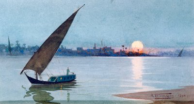 Östlicher See, Ägypten von Robert Talbot Kelly