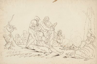 Szene nach Salvator Rosa von Robert Walter Weir