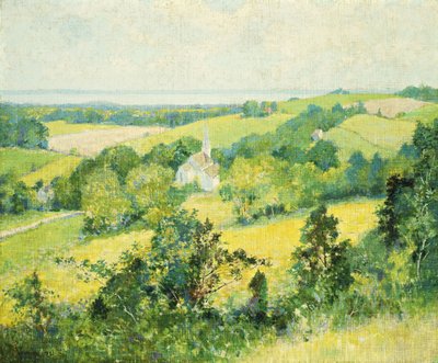 Hügel von Neuengland von Robert William Vonnoh