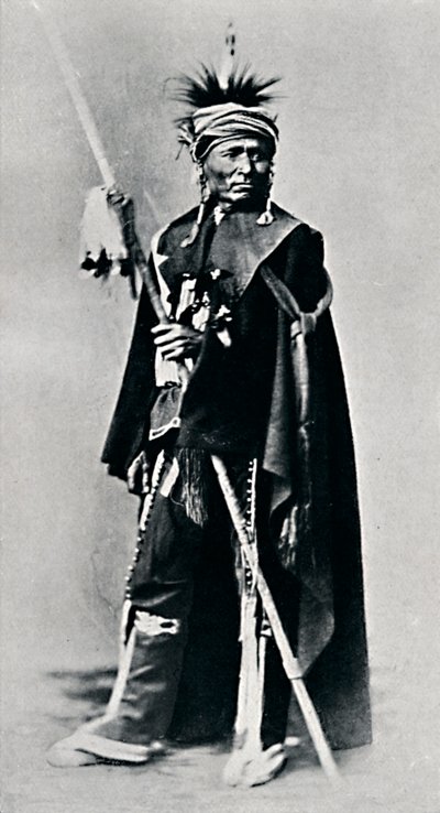 Ein Algonquin-Krieger, 1912 von Robert Wilson Shufeldt