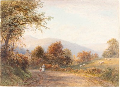 Weg nach Abergavenny von Llanfoist von Roberto Angelo Kittermaster Marshall