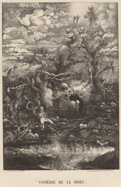 Komödie des Todes von Rodolphe Bresdin