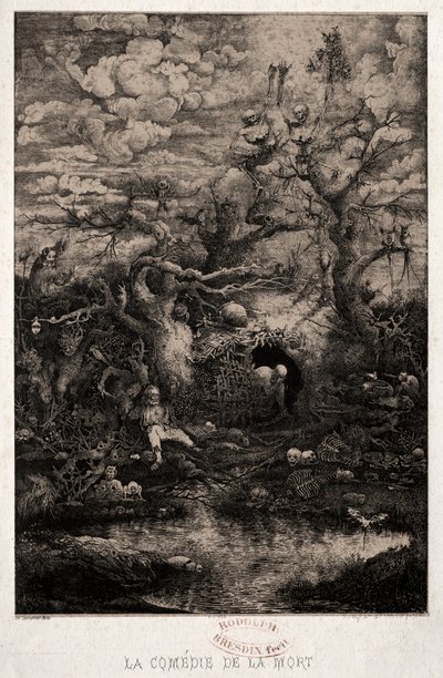 Die Komödie des Todes von Rodolphe Bresdin
