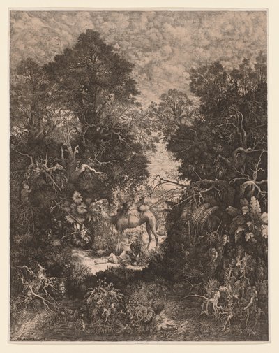 Der barmherzige Samariter von Rodolphe Bresdin